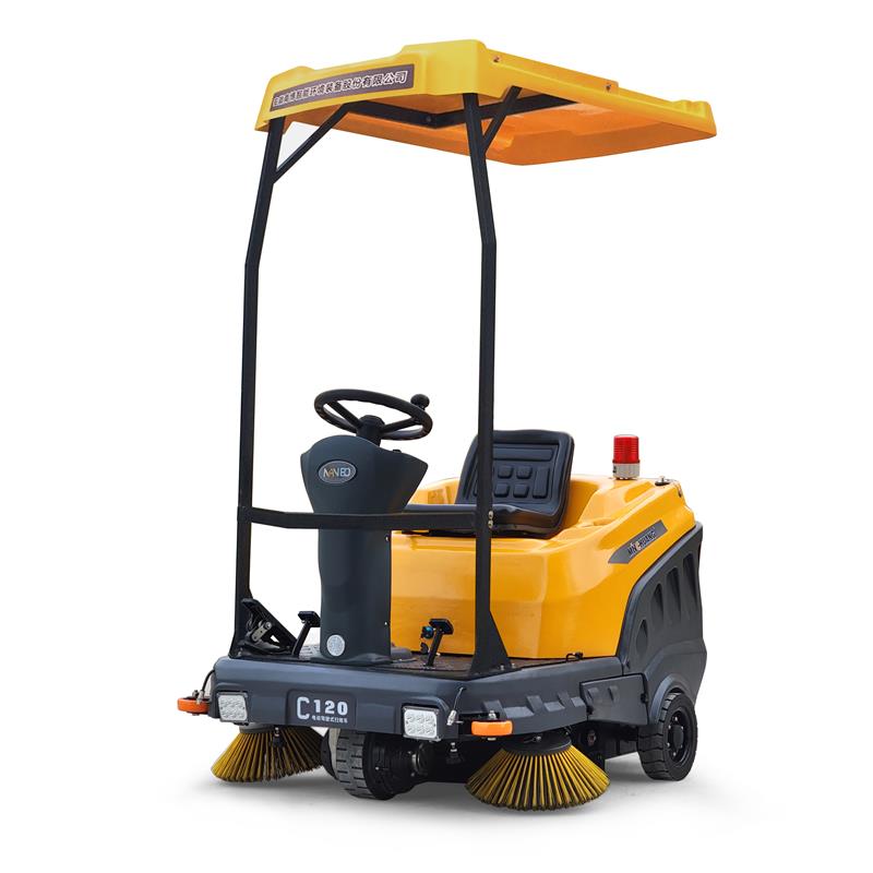 C120P Ride-on Floor Sweeper (with roof)