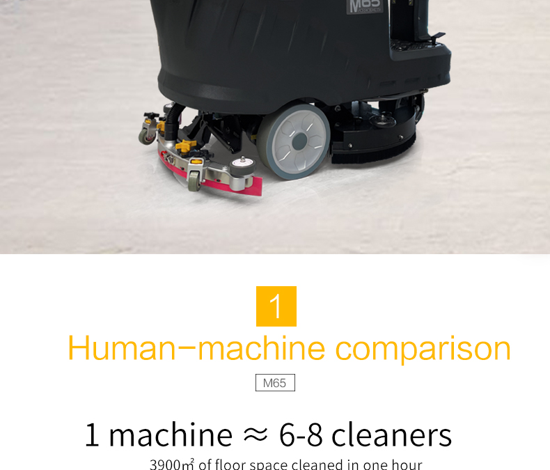 M65 Ride-on Floor Scrubber