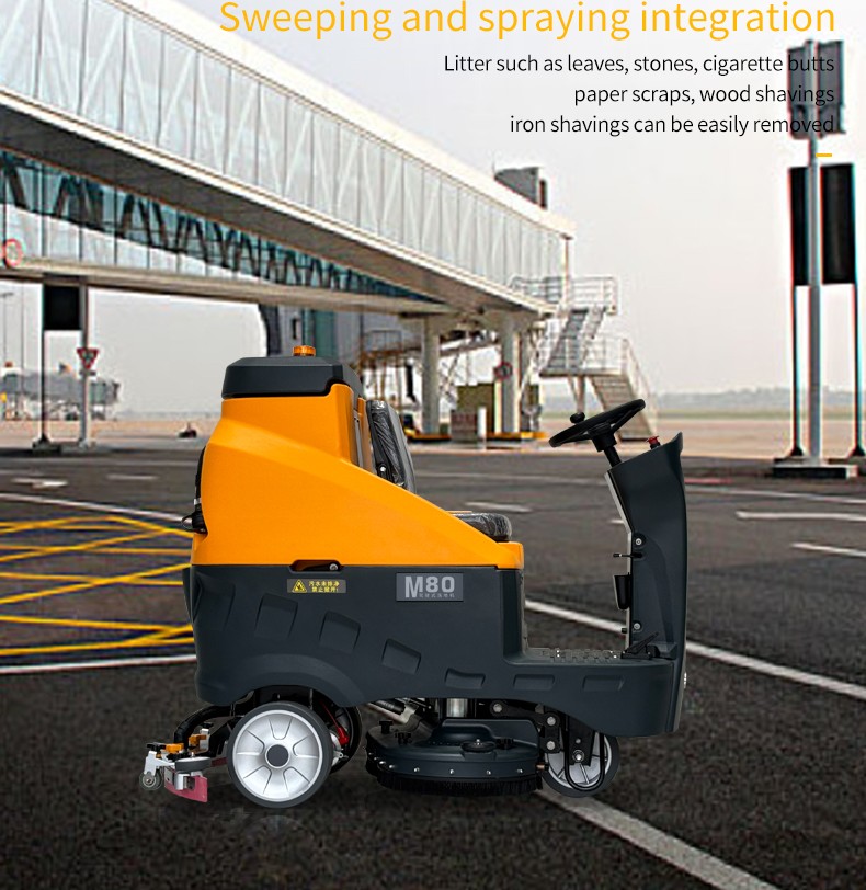 M80 Ride-on Floor Scrubber
