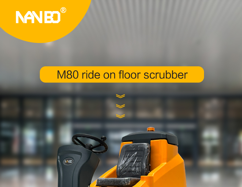 M80 Ride-on Floor Scrubber