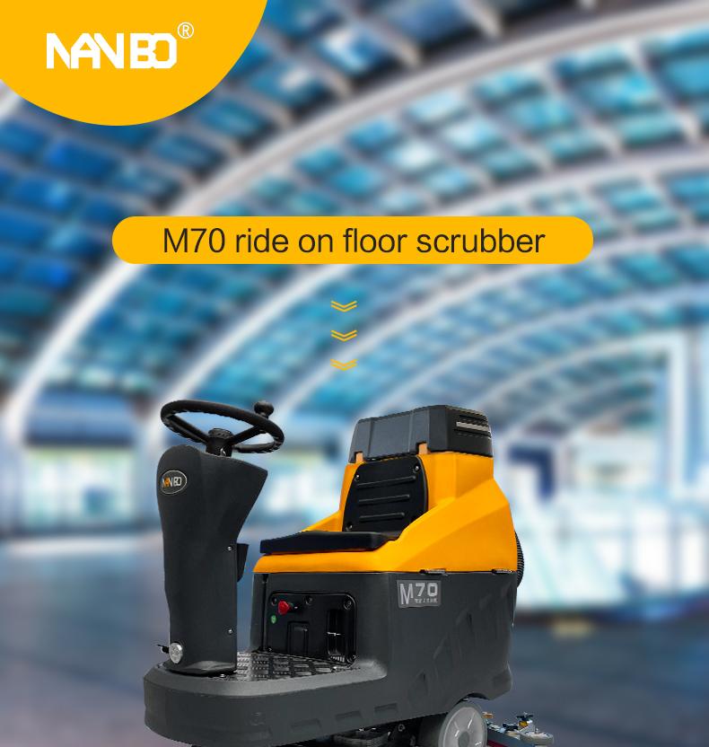M70 Ride-on Floor Scrubber