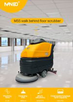 M55 Hand-Push Floor Scrubber - Image 2