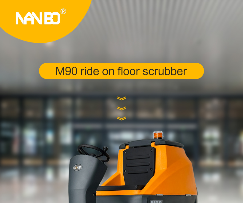 M90 Ride-on Floor Scrubber