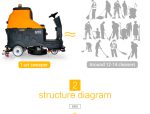 M90 Ride-on Floor Scrubber - Image 6