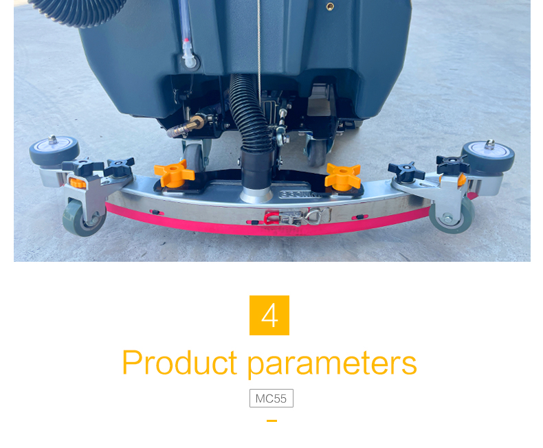 MC55 Hand-push Floor Sweeper and Scrubber