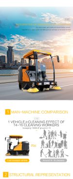 C180 Semi-enclosed Floor Sweeper - Image 3
