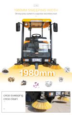 C180 Semi-enclosed Floor Sweeper - Image 6